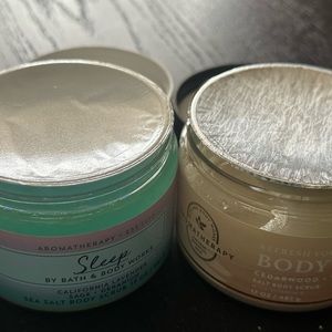 Cedarwood+Ylang Ylang & Lavender + Sage + Geranium body scrub